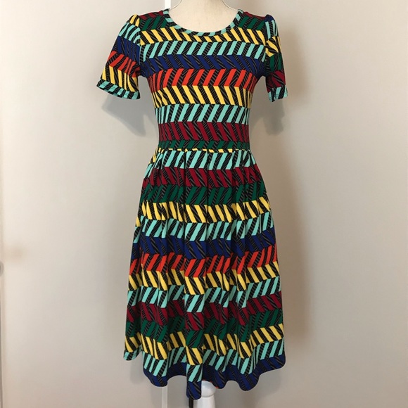 LuLaRoe Amelia Dress- Small - Picture 1 of 4